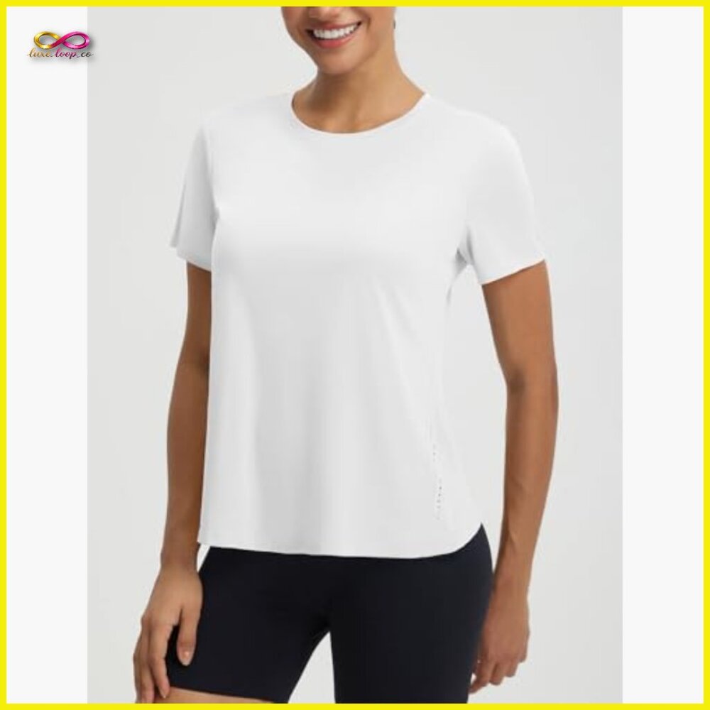Quick Dry Workout Tank Top Split Back Reflective … - image 2